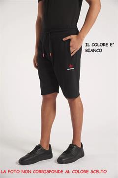 ZU+ SHORT FELPA E24U BIANCO