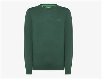 SUN68 MAGLIA ROUND I24U 37 VERDE