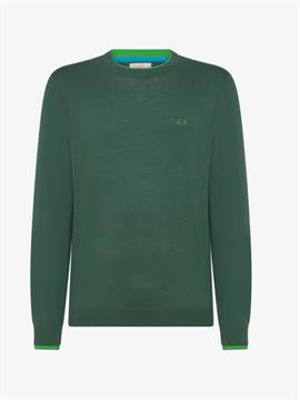 SUN68 MAGLIA DOUBLE I24U 37 VERDE