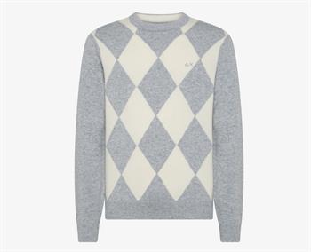 SUN68 MAGLIA ROUND ARGYLE WARM