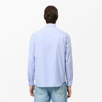 LACOSTE CAMICIA DASTONCINO CELESTE